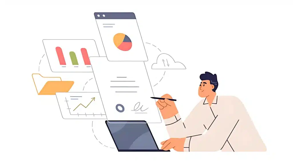 facebook video statistics and trends illustration